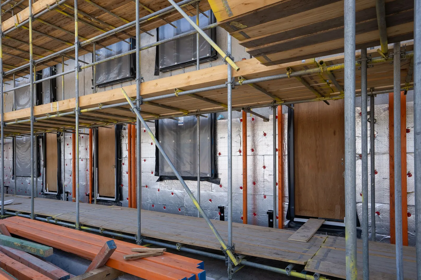 Façade d’un bâtiment collectif et travaux d’enveloppe
